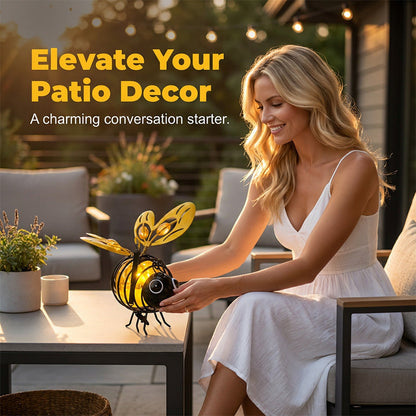 🐝Last Day 75% OFF🔥 Hanging Solar Bee Light – Warm Amber Glow, Flicker-Free, Perfect for Garden Parties, Camping, or Kids’ Rooms – Spread Joy Day and Night 🌞🌜