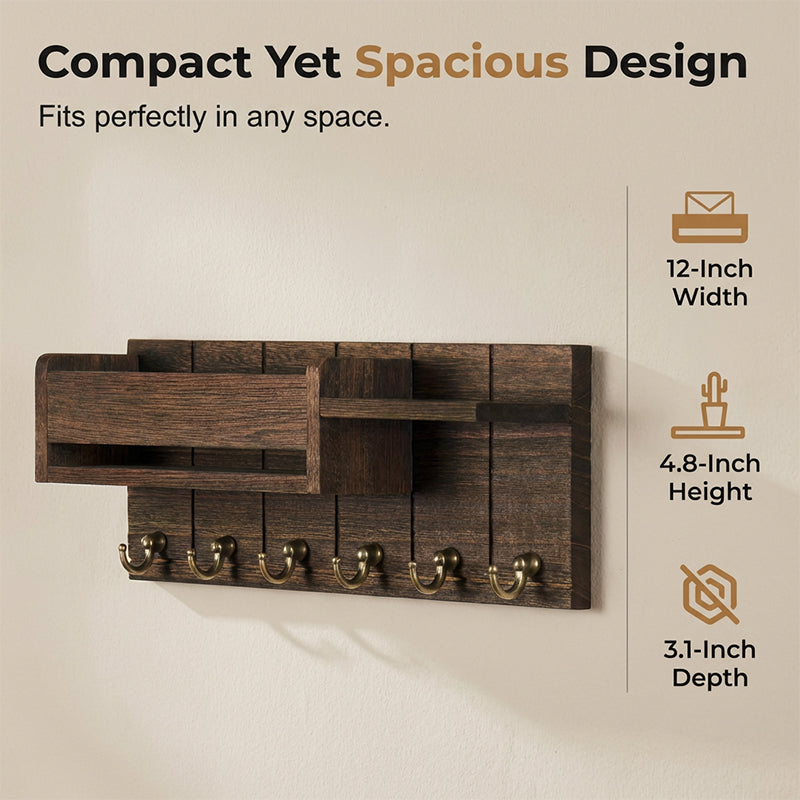 🏡2026 Sale🧡— Over 25 700 Sold! Wall‑Mounted Mail & Key Holder