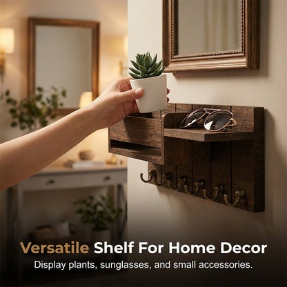 🏡2026 Sale🧡— Over 25 700 Sold! Wall‑Mounted Mail & Key Holder