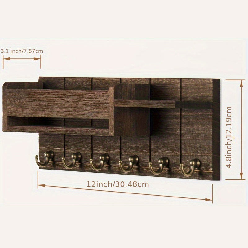 🏡2026 Sale🧡— Over 25 700 Sold! Wall‑Mounted Mail & Key Holder